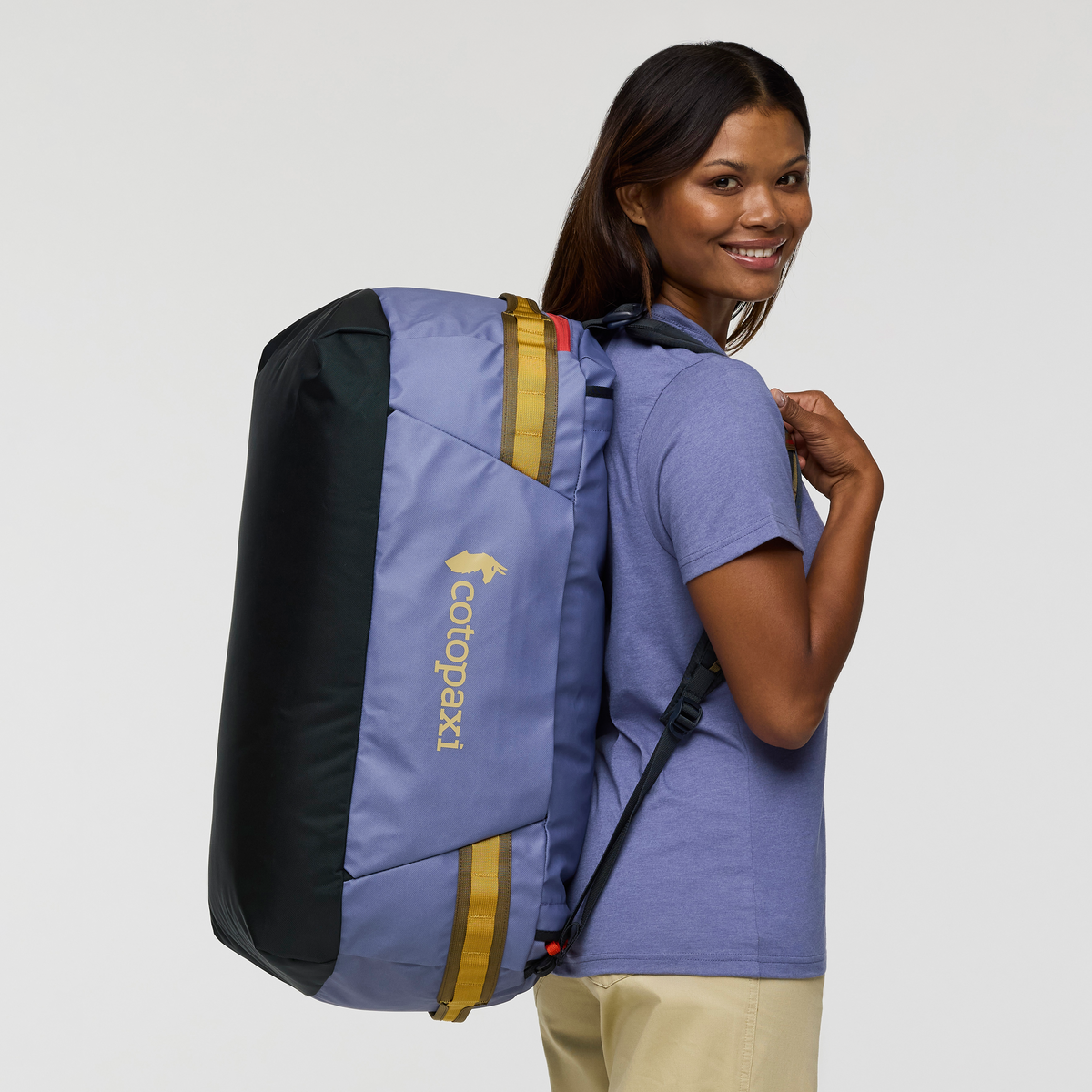Allpa 55L Getaway Duffel, Blue Smoke/Carbon