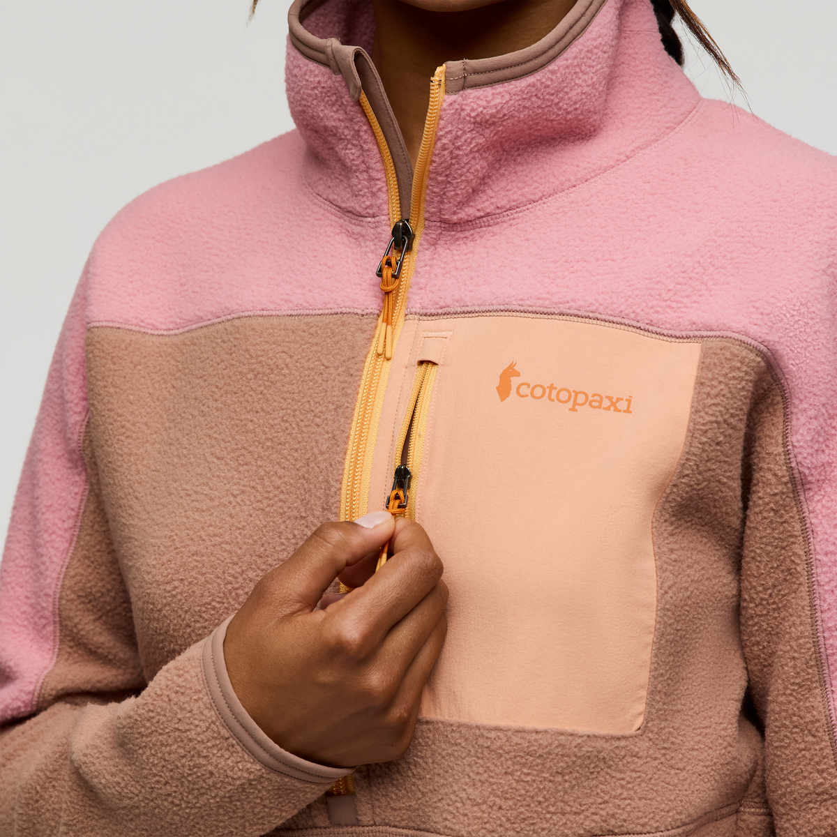 Abrazo Half-Zip Fleece Jacket - Women's, Rose/Reishi