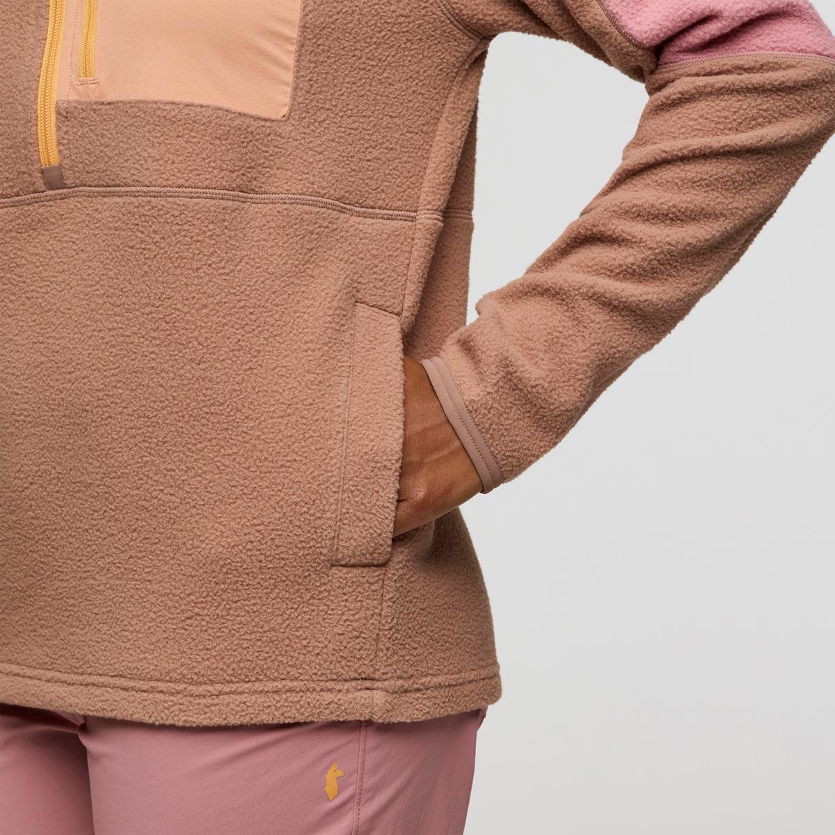 Abrazo Half-Zip Fleece Jacket - Women's, Rose/Reishi