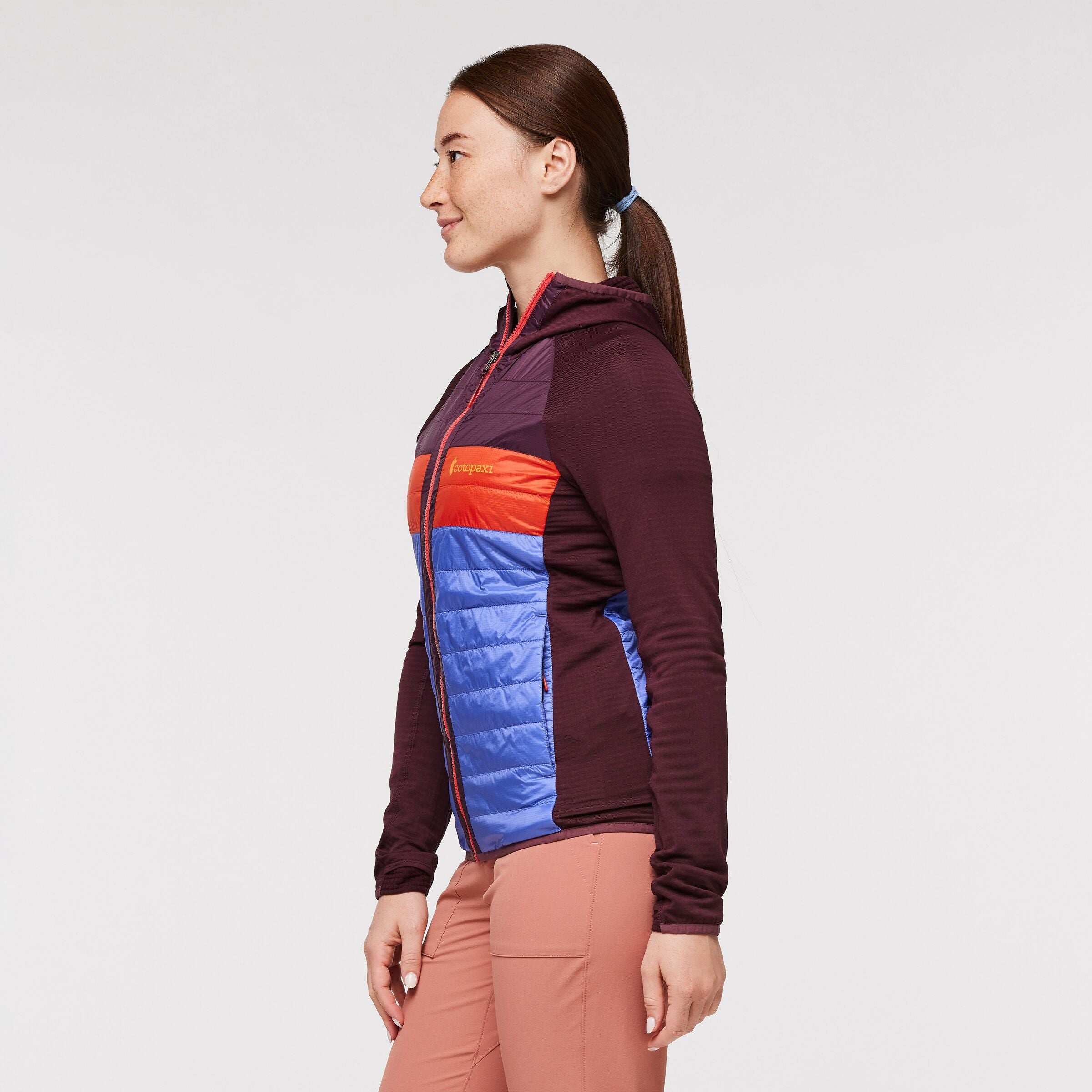 Capa Hybrid Insulated Hooded Jacket - Women's, Wine/Amethyst