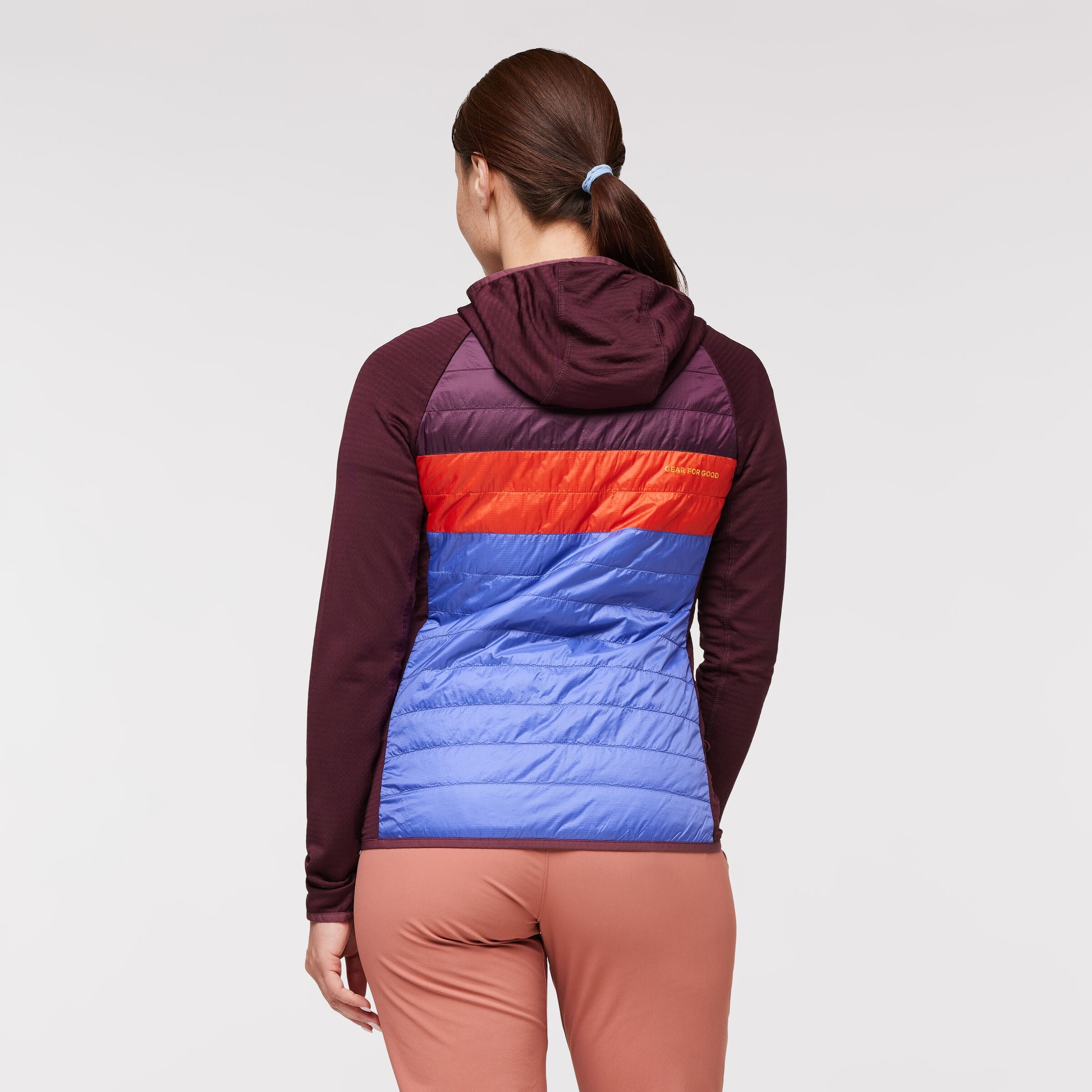 Capa Hybrid Insulated Hooded Jacket - Women's, Wine/Amethyst