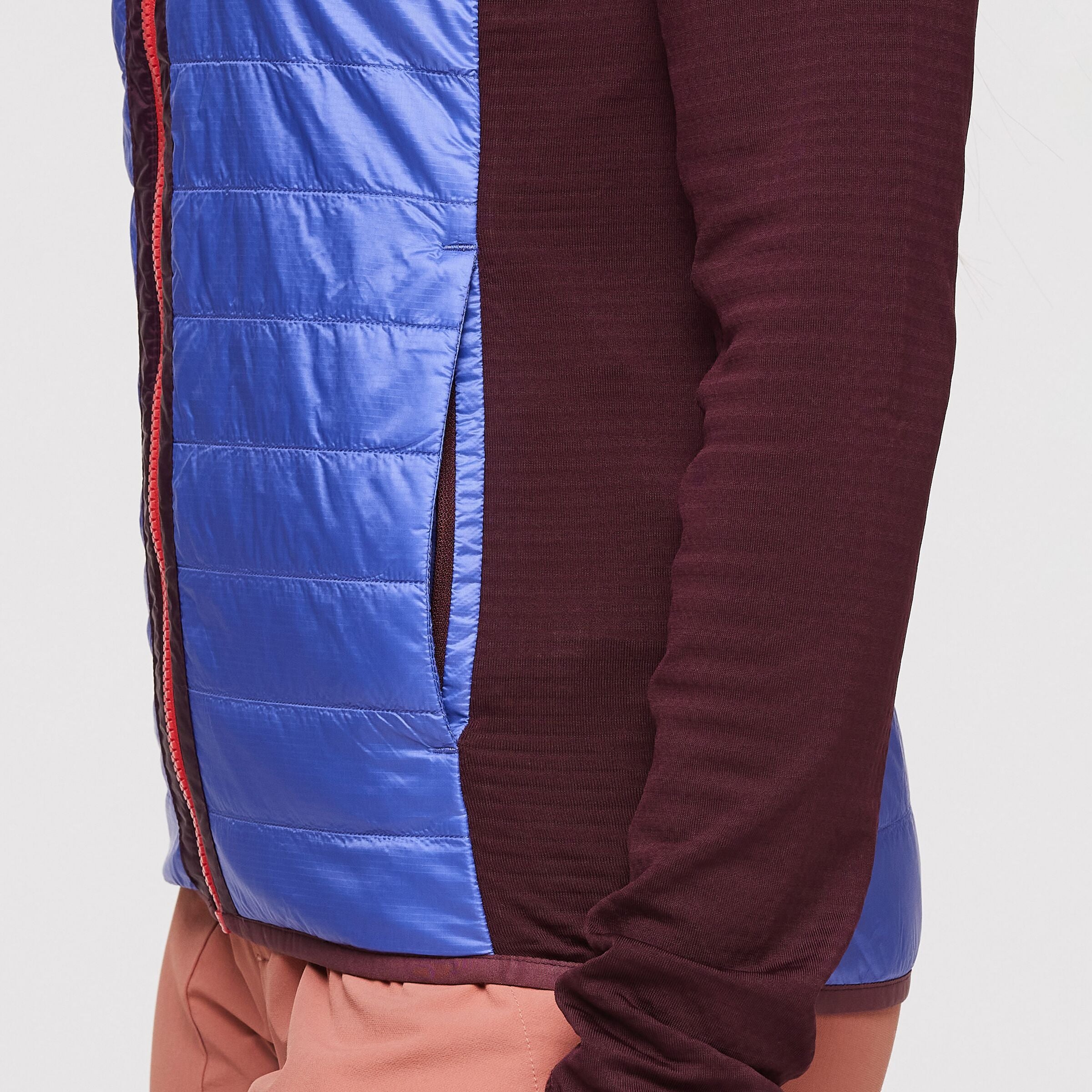 Capa Hybrid Insulated Hooded Jacket - Women's, Wine/Amethyst