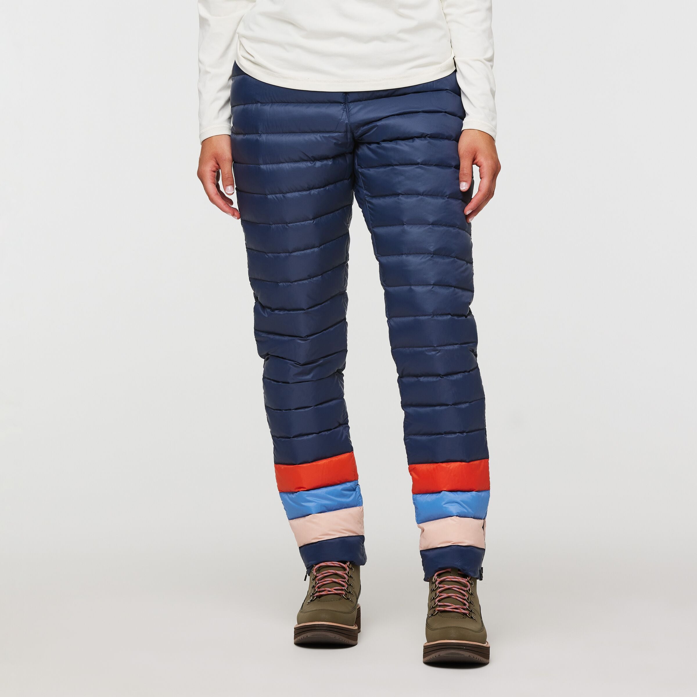 Fuego Down Pant - Women's, Ink Stripes