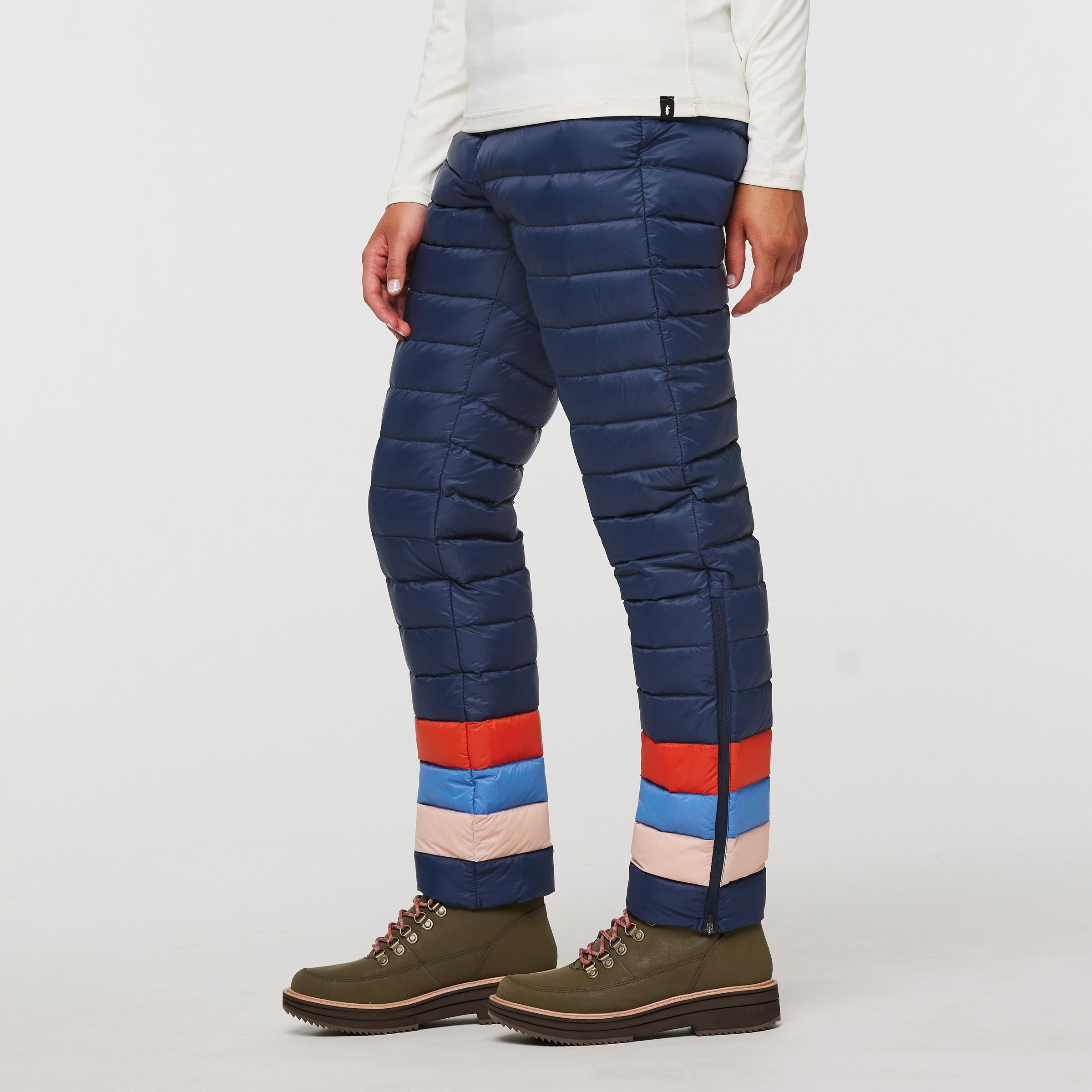 Fuego Down Pant - Women's, Ink Stripes
