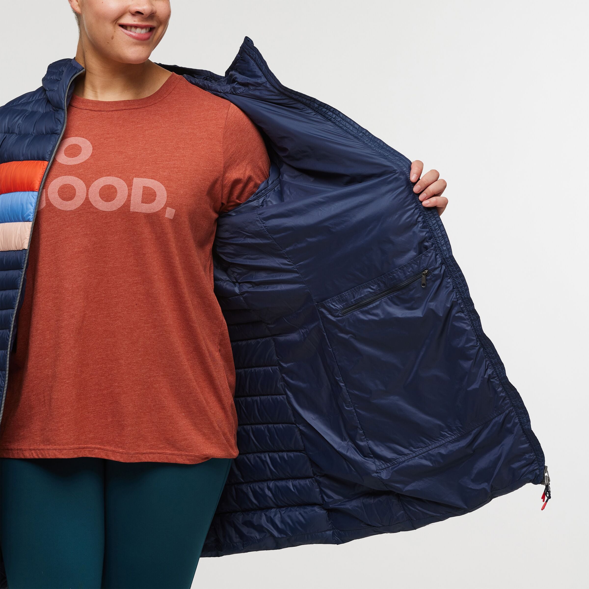 Fuego Down Parka - Women's, Ink Stripes