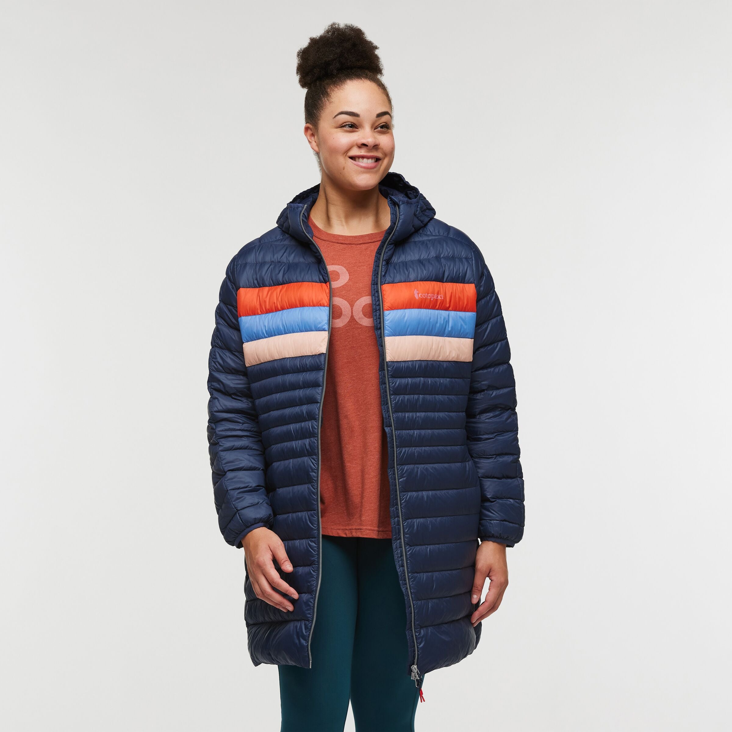 Fuego Down Parka - Women's, Ink Stripes