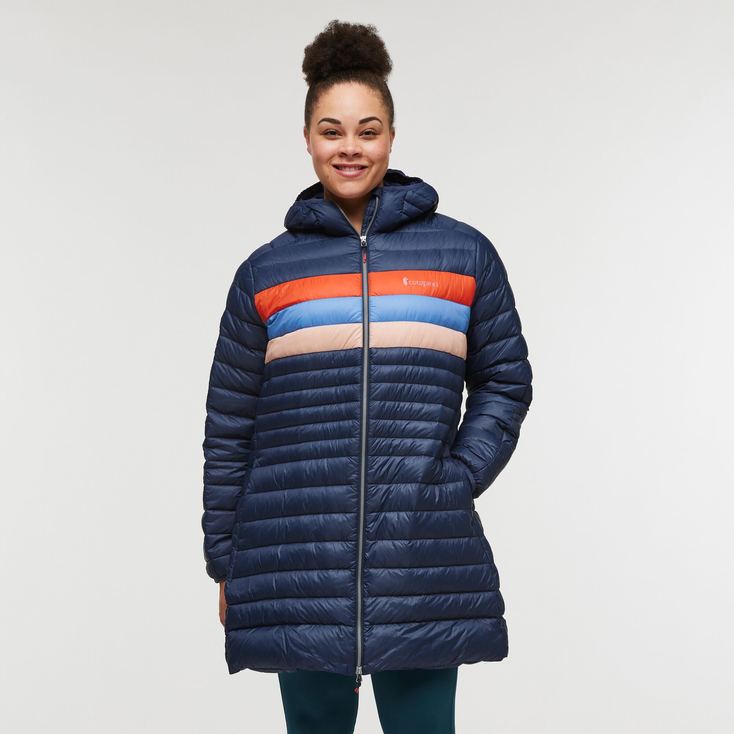 Fuego Down Parka - Women's, Ink Stripes