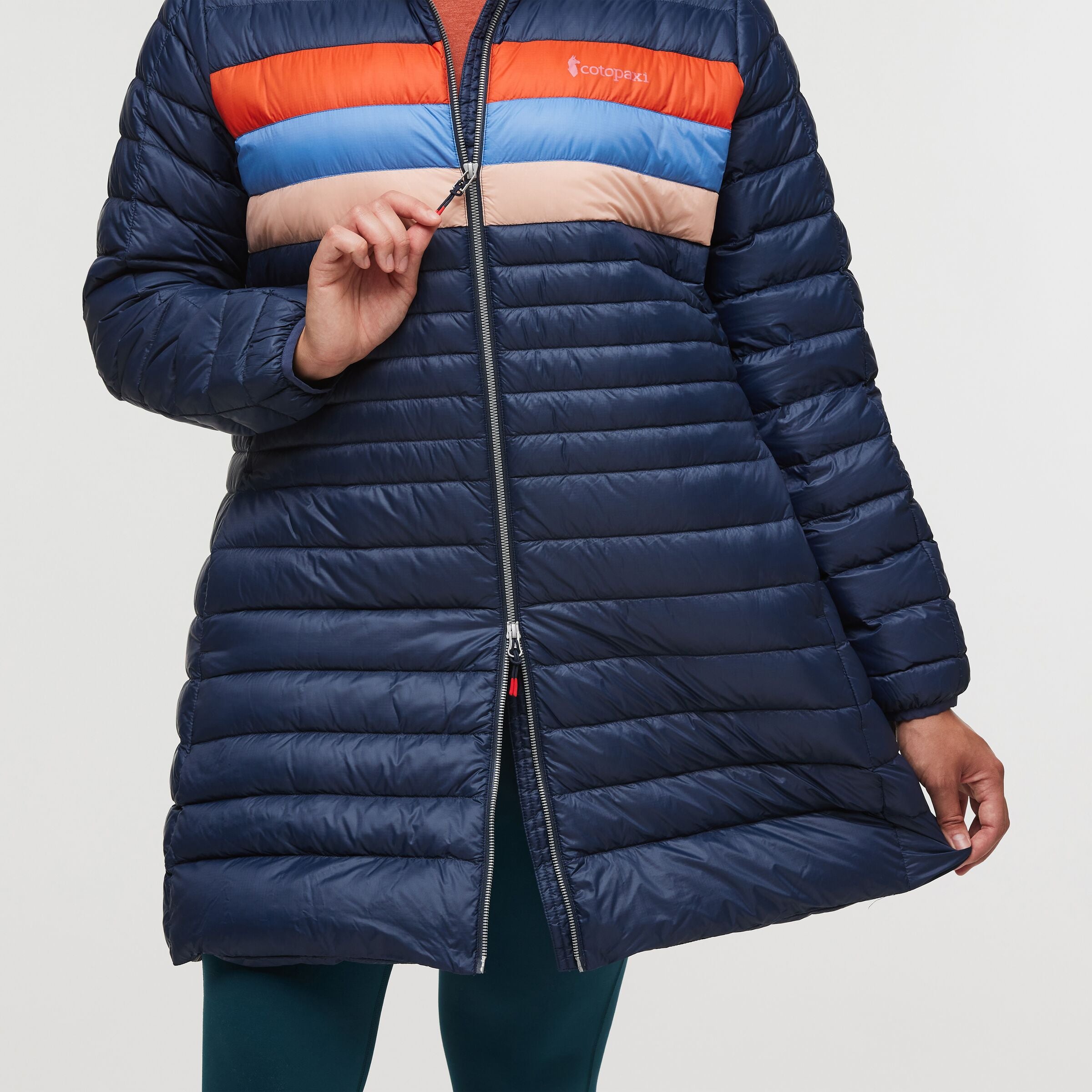 Fuego Down Parka - Women's, Ink Stripes