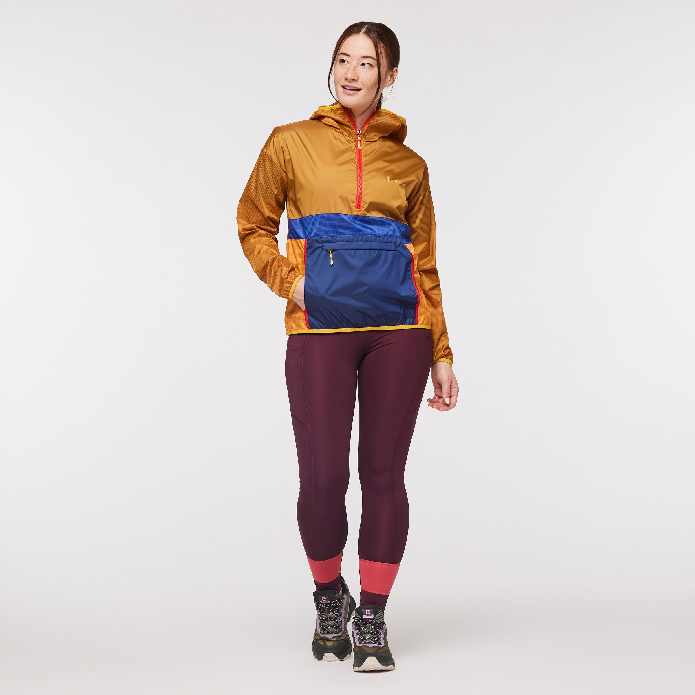 Teca Windbreaker Halfzip - Women's, Dirt Roads