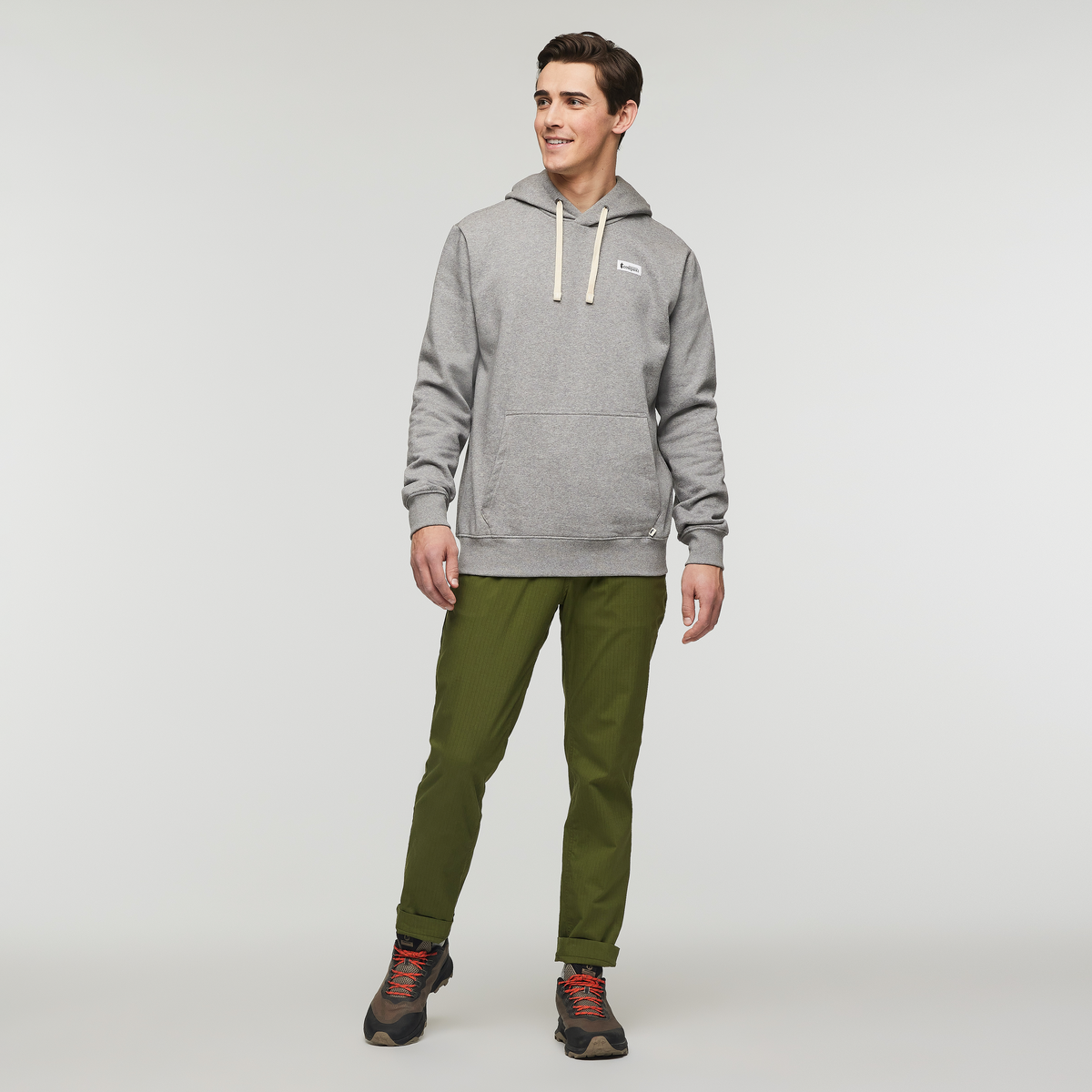 Llama Patch Pullover Hoodie-Mens