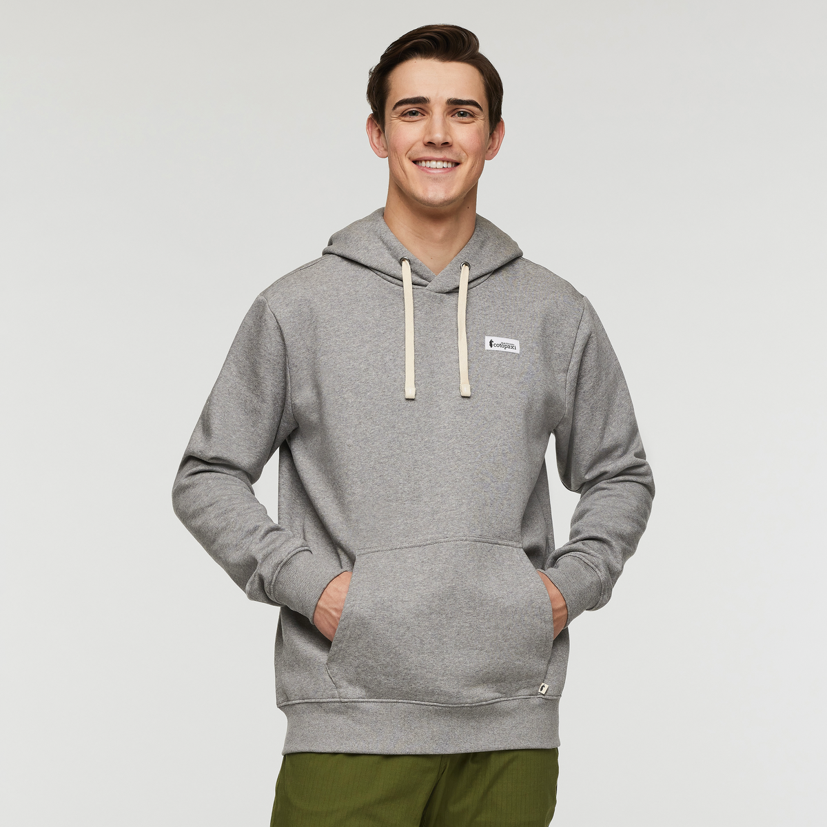 Llama Patch Pullover Hoodie-Mens