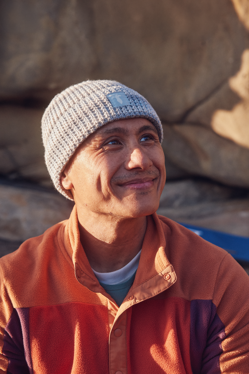 Chunky Striped Beanie