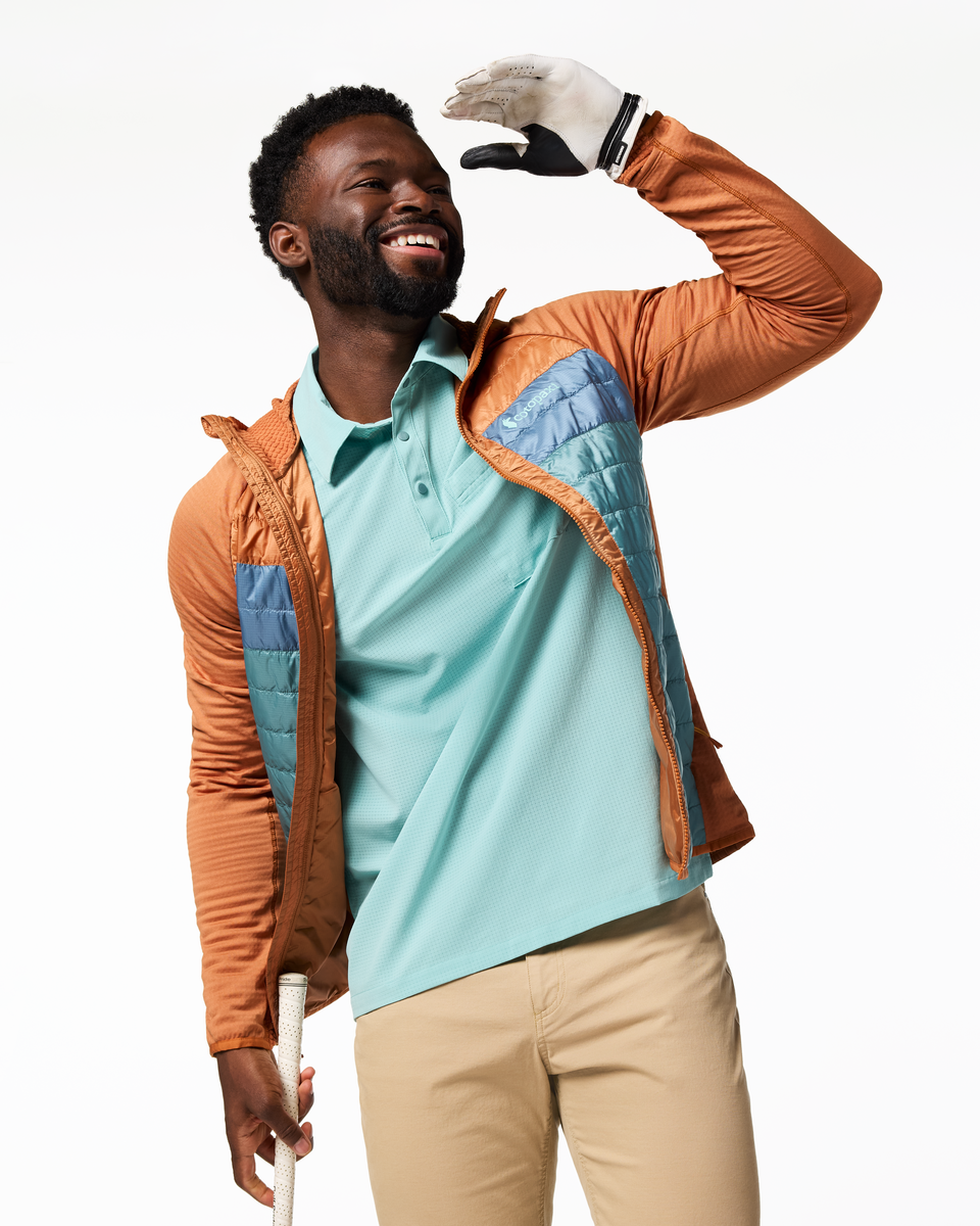 Capa Hybrid Insulated Hooded Jacket-Mens