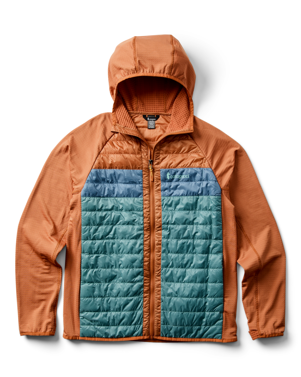 Capa Hybrid Insulated Hooded Jacket-Mens