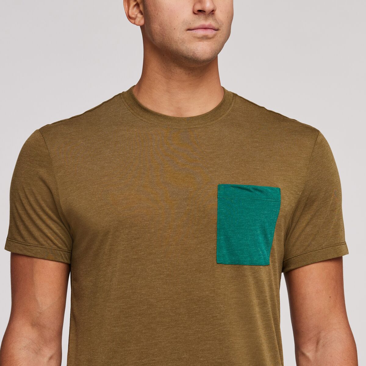 Paseo Travel Pocket T-Shirt - Men's, Oak
