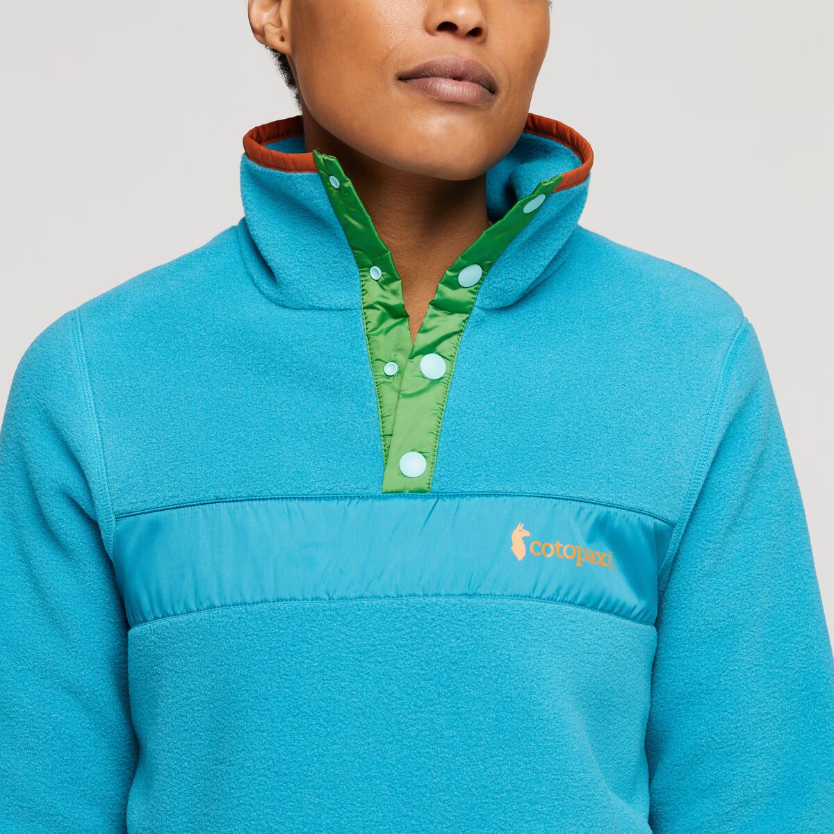 Teca Fleece Pullover - Recycled - Women's, Water Slide