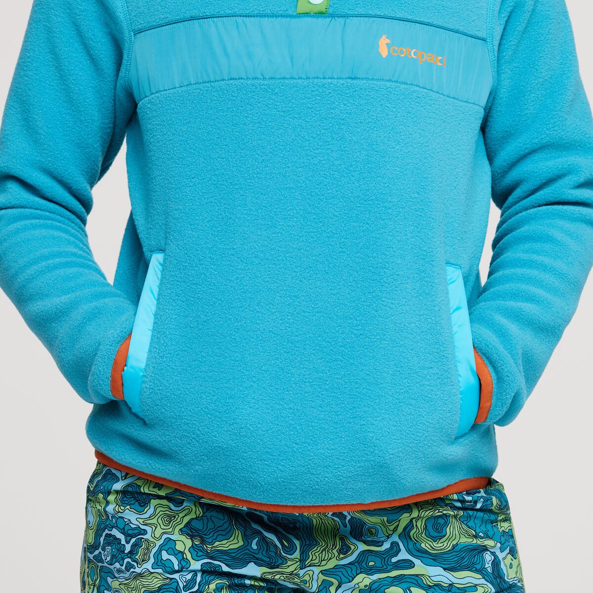 Teca Fleece Pullover - Recycled - Women's, Water Slide