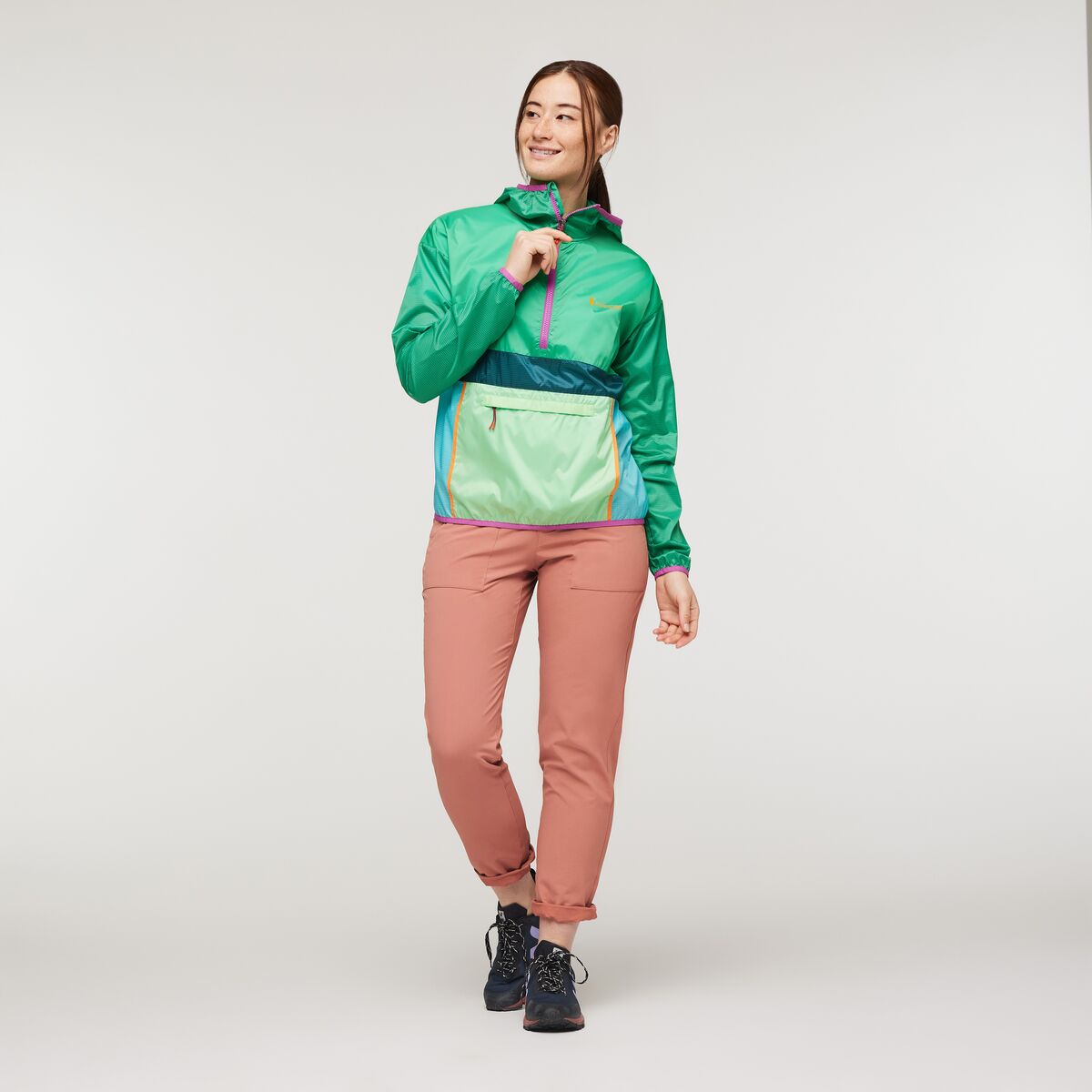 Teca Windbreaker Halfzip - Women's, Rolling Hills