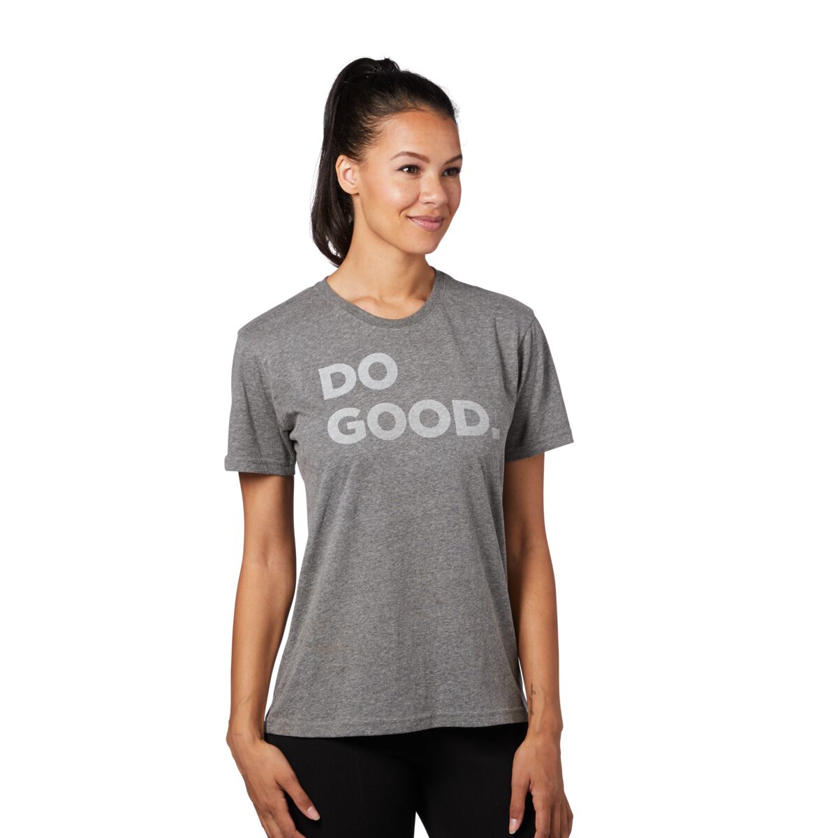 Do Good T-Shirt - Womens, Heather Grey