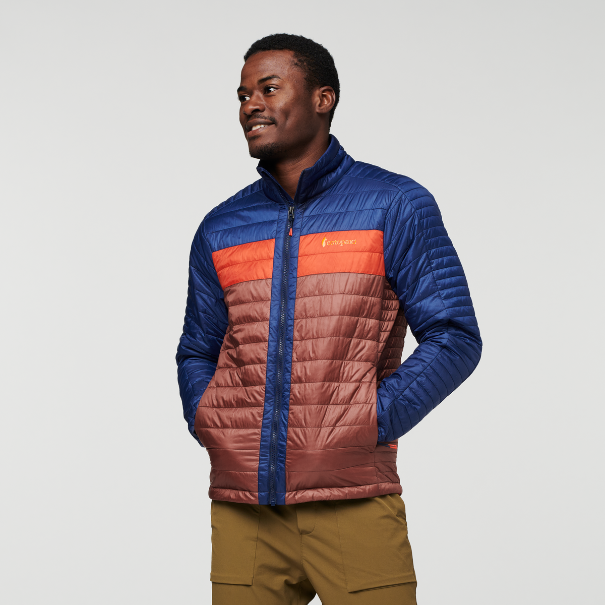 Capa Insulated Jacket - Men's, Maritime/Chestnut