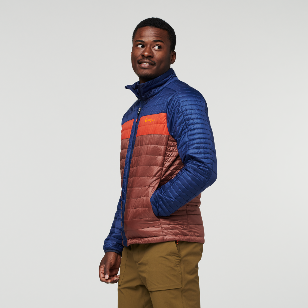 Capa Insulated Jacket - Men's, Maritime/Chestnut