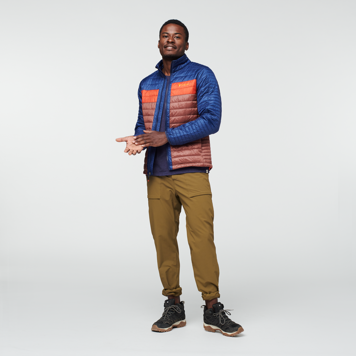 Capa Insulated Jacket - Men's, Maritime/Chestnut