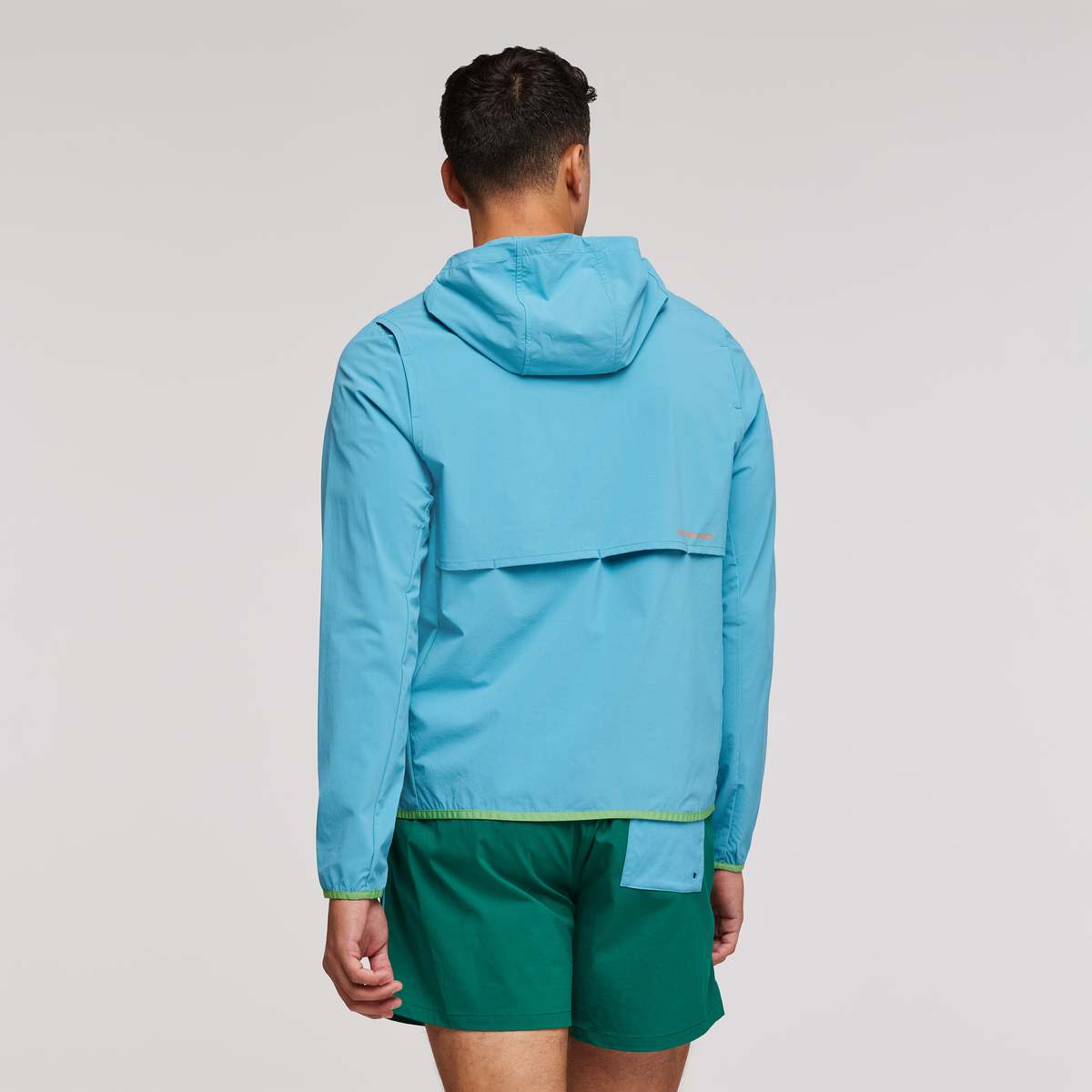 Vuelta Performance Windbreaker Jacket - Men's, Poolside, Model Munther