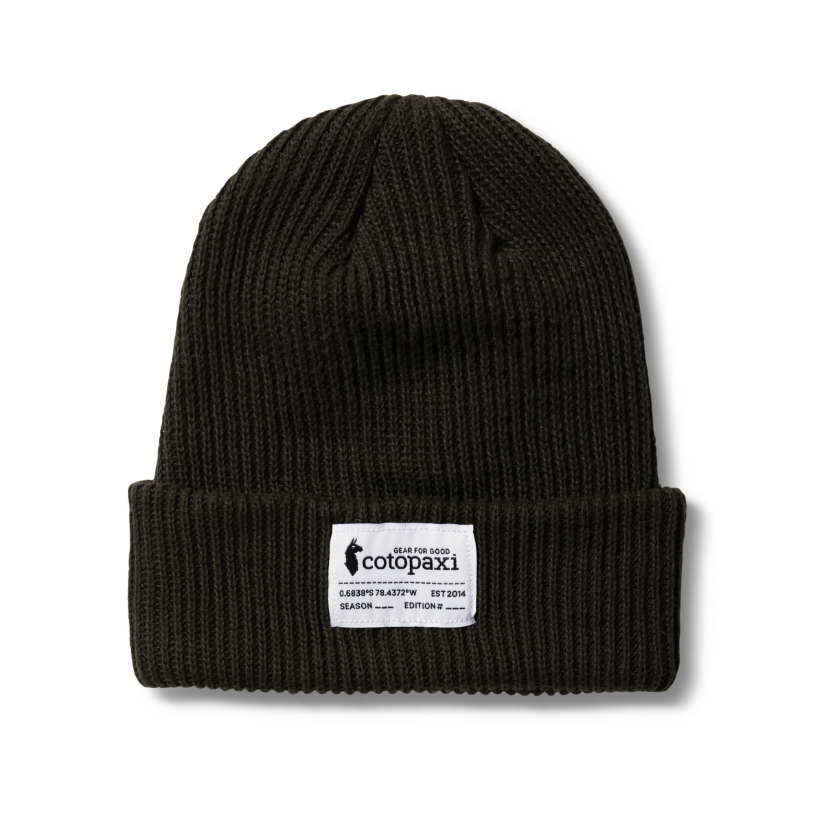 Wharf Beanie - Cotopaxi Patch - Unisex, Iron