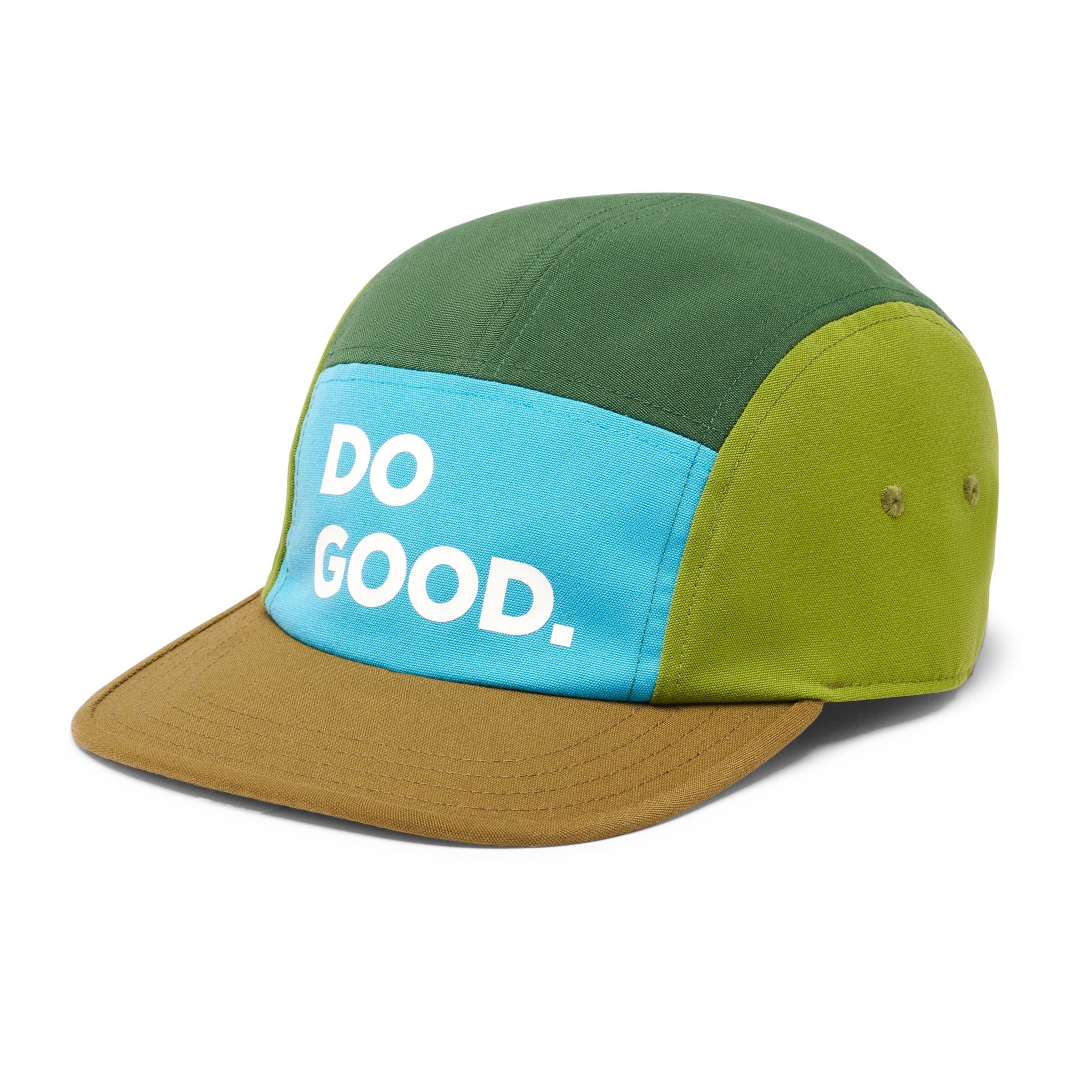 Do Good 5-Panel Hat, Poolside/Oak