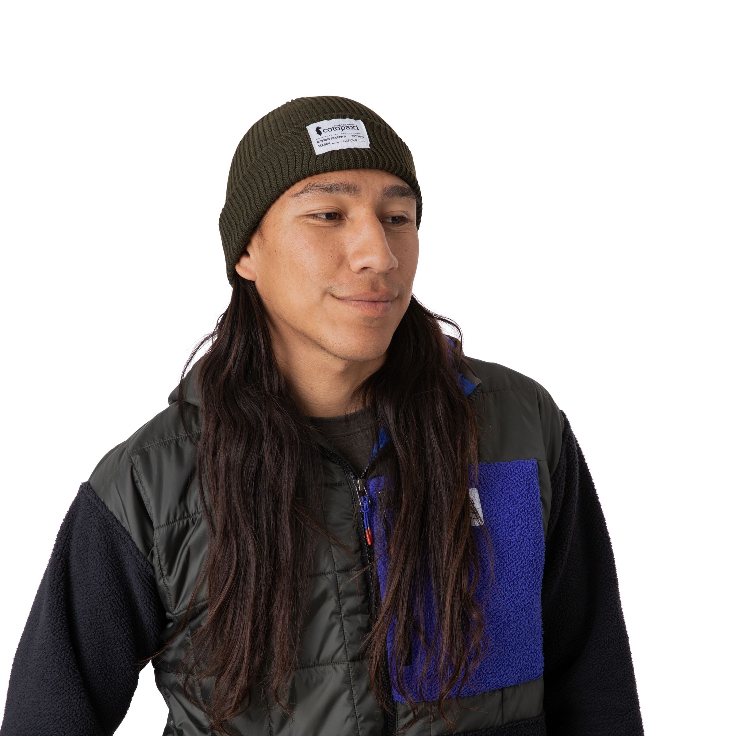 Wharf Beanie - Cotopaxi Patch - Unisex, Detail